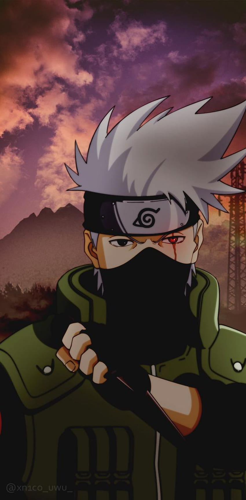 Kakashi by XN1co_editz - on ZEDGEâ, DMS Kakashi HD phone wallpaper